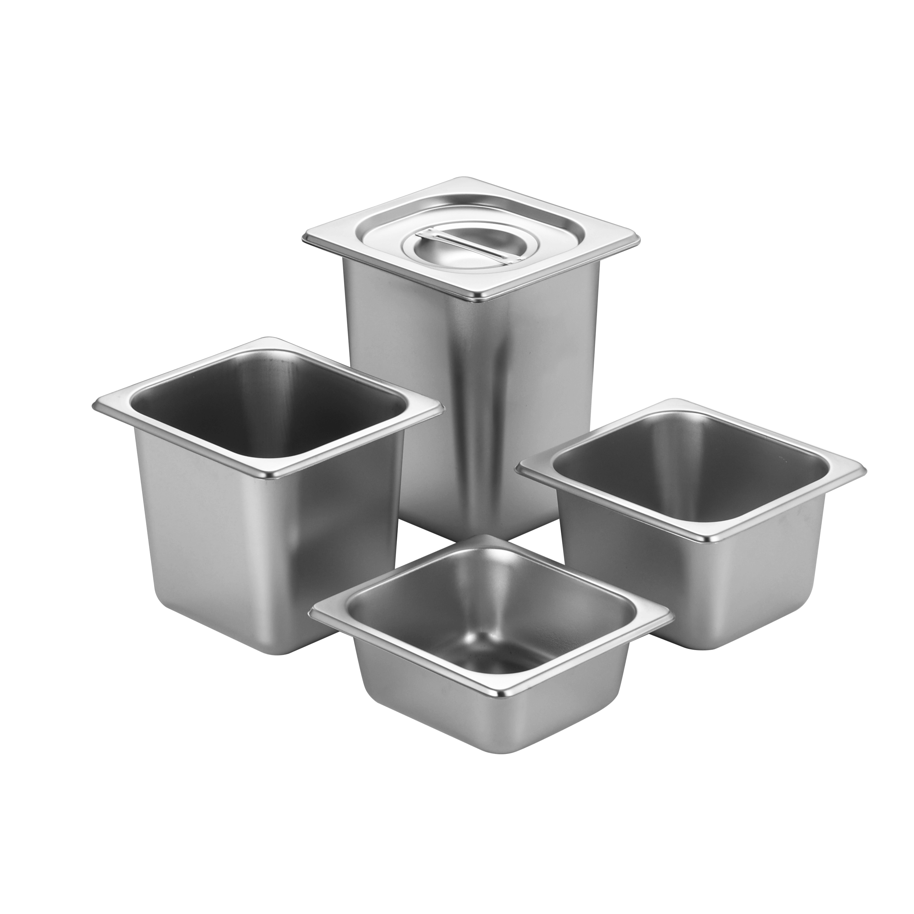 1/6 food pan food container gn container steam pan